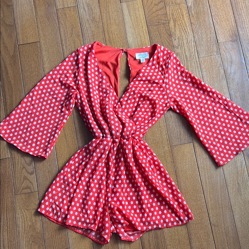 Red Polka Dot Romper - BRAND NEW